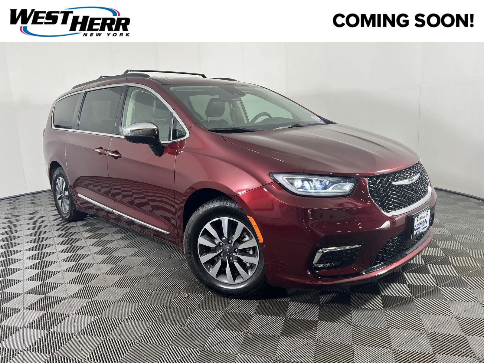 Used 2023 Velvet Red Pearlcoat Chrysler Hybrid Limited image 1