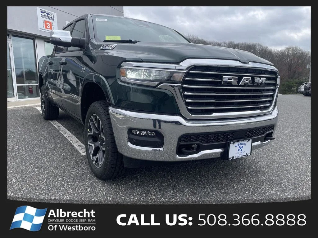 New 2026 Serrano-Green Metallic Exterior Paint RAM Laramie image 7