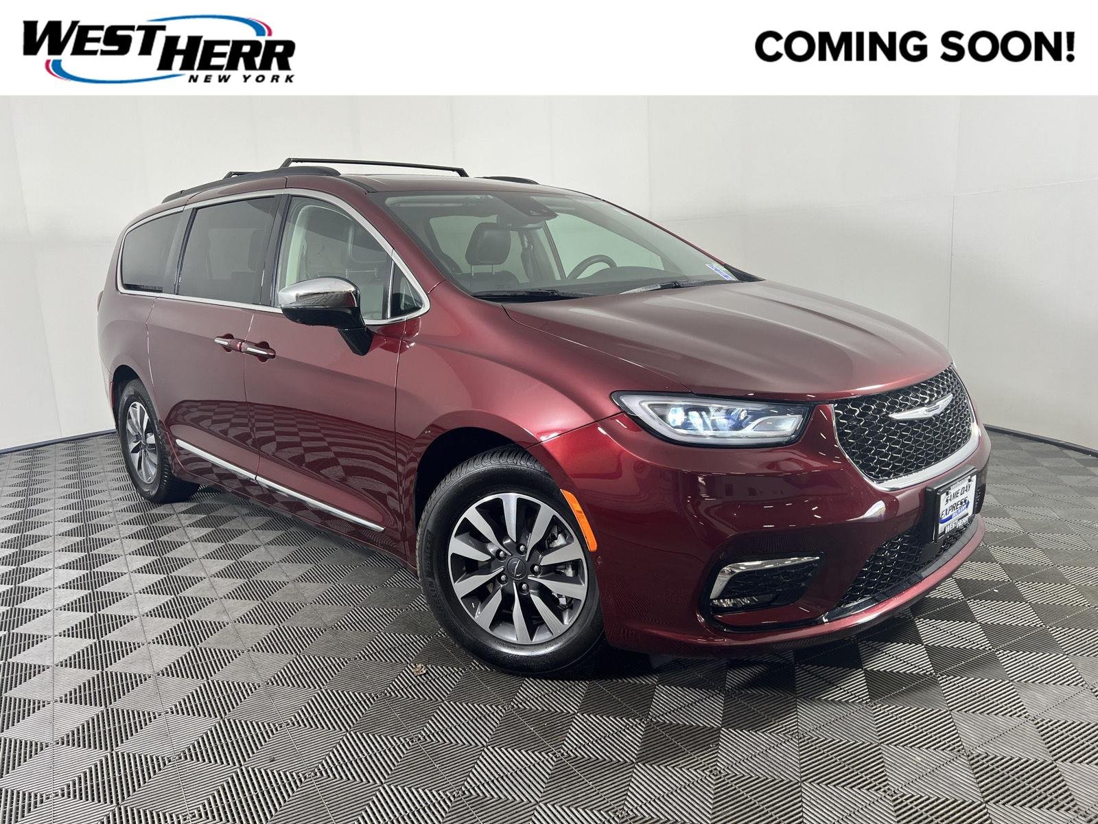 Used 2023 Velvet Red Pearlcoat Chrysler Hybrid Limited image 1