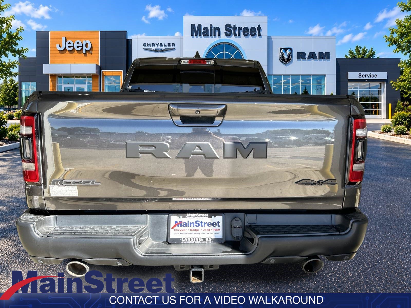 Used 2019 Granite Crystal Metallic Clearcoat Ram Rebel image 12