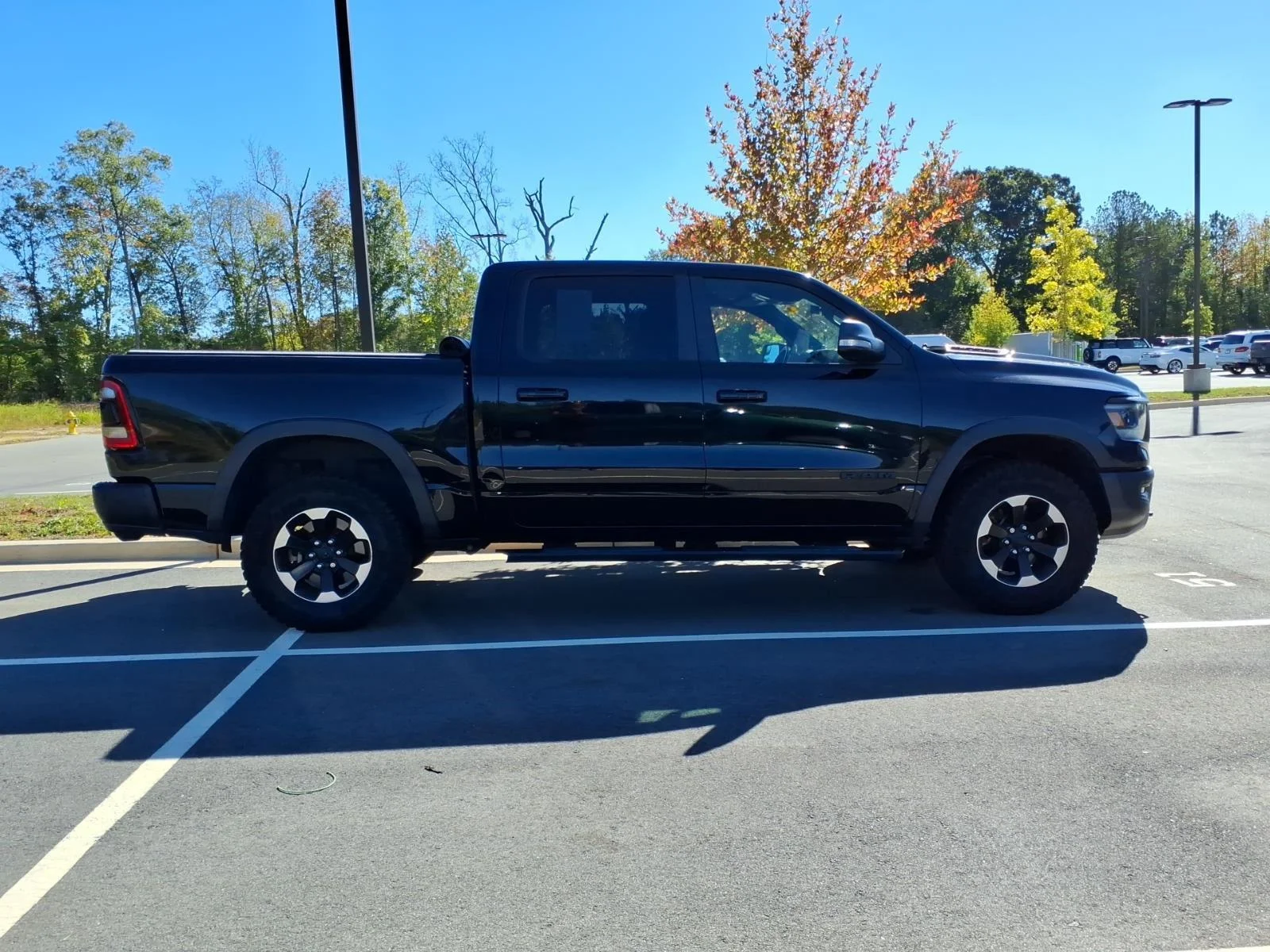 Used 2020 Diamond Black Crystal Pearlcoat Ram Rebel image 10