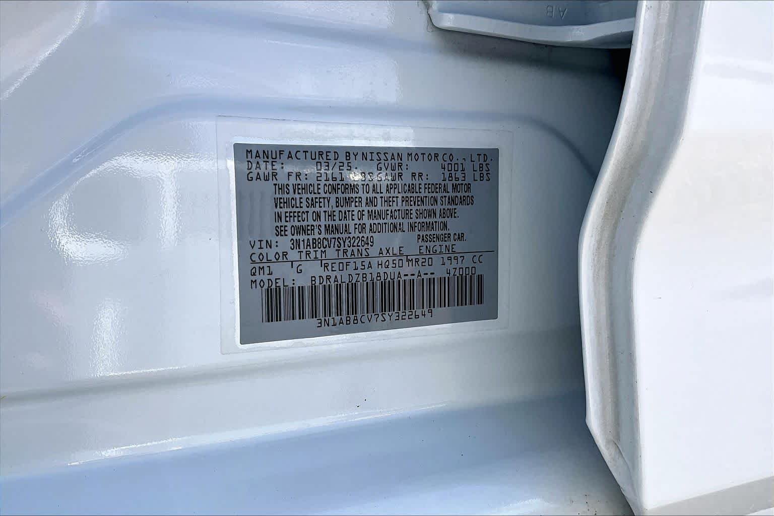 Used 2025 Fresh Powder Nissan SV image 33