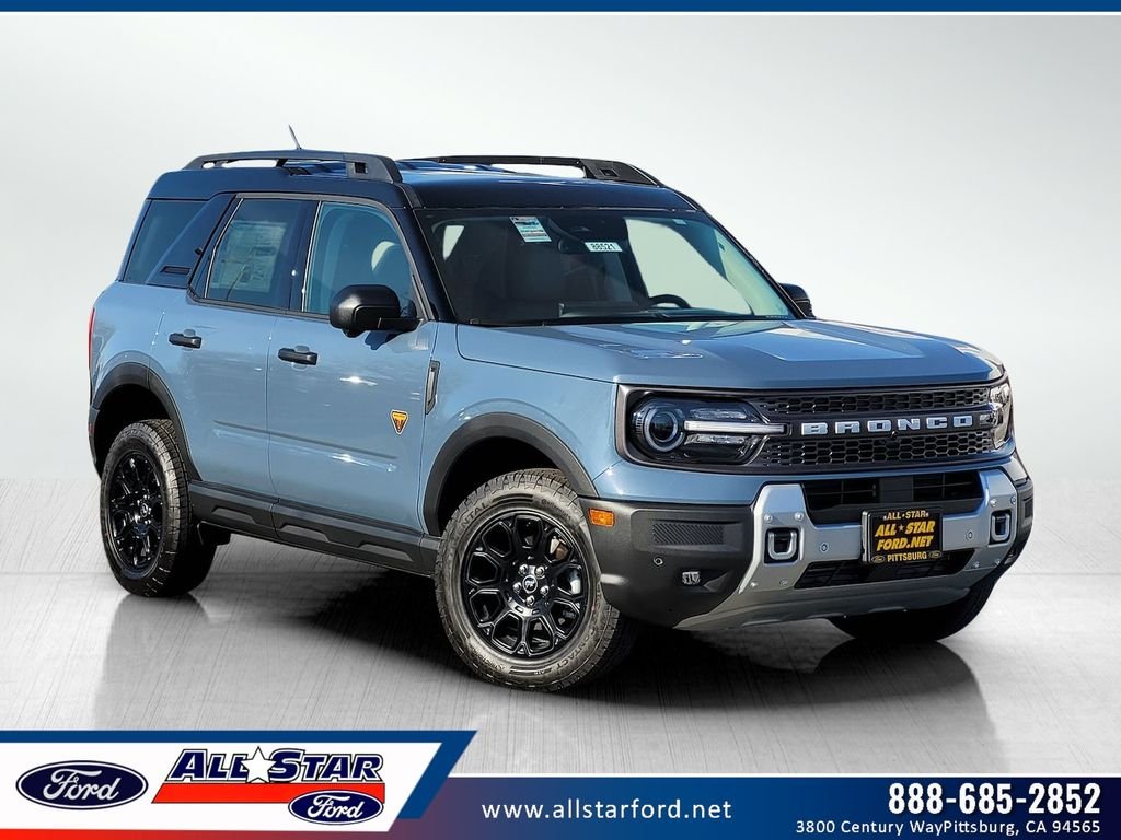 New 2025 Azure Gray Metallic Tri-Coat Ford Badlands® image 1