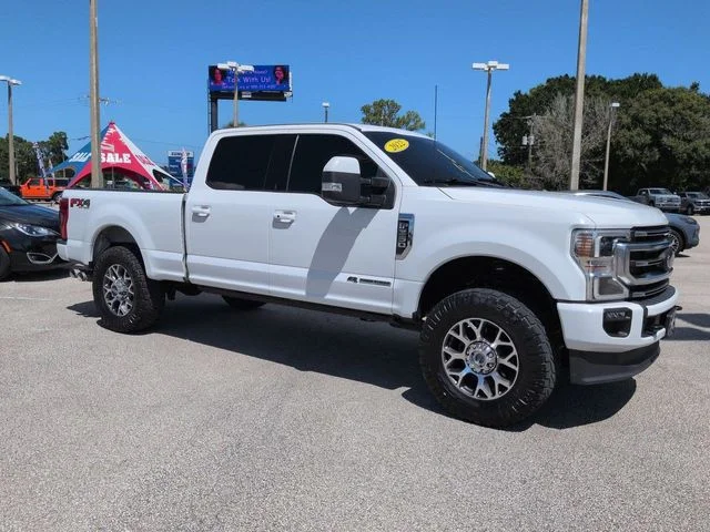 Used 2022 Oxford White Ford Lariat image 2