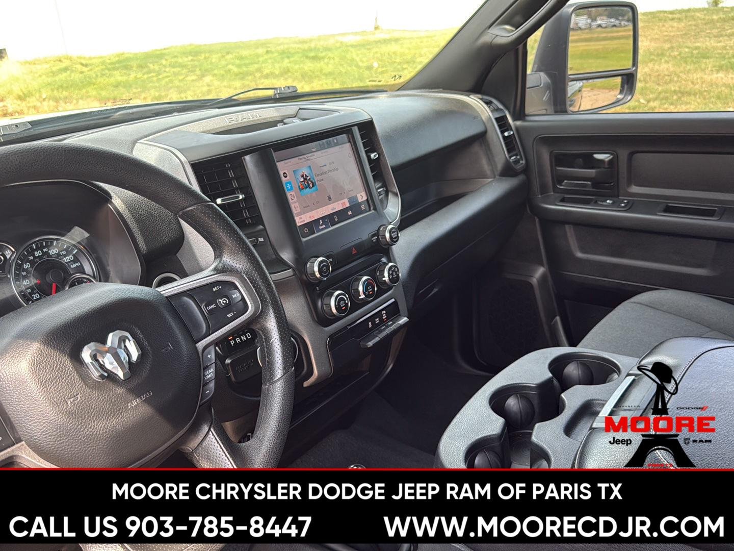 Used 2023 Diamond Black Crystal Pearlcoat Ram Tradesman image 25