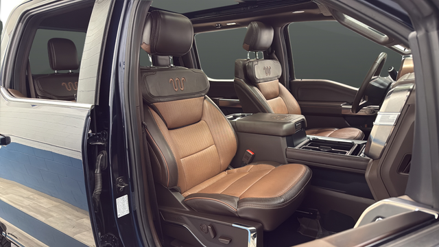Used 2024 Antimatter Blue Metallic Ford King Ranch image 25