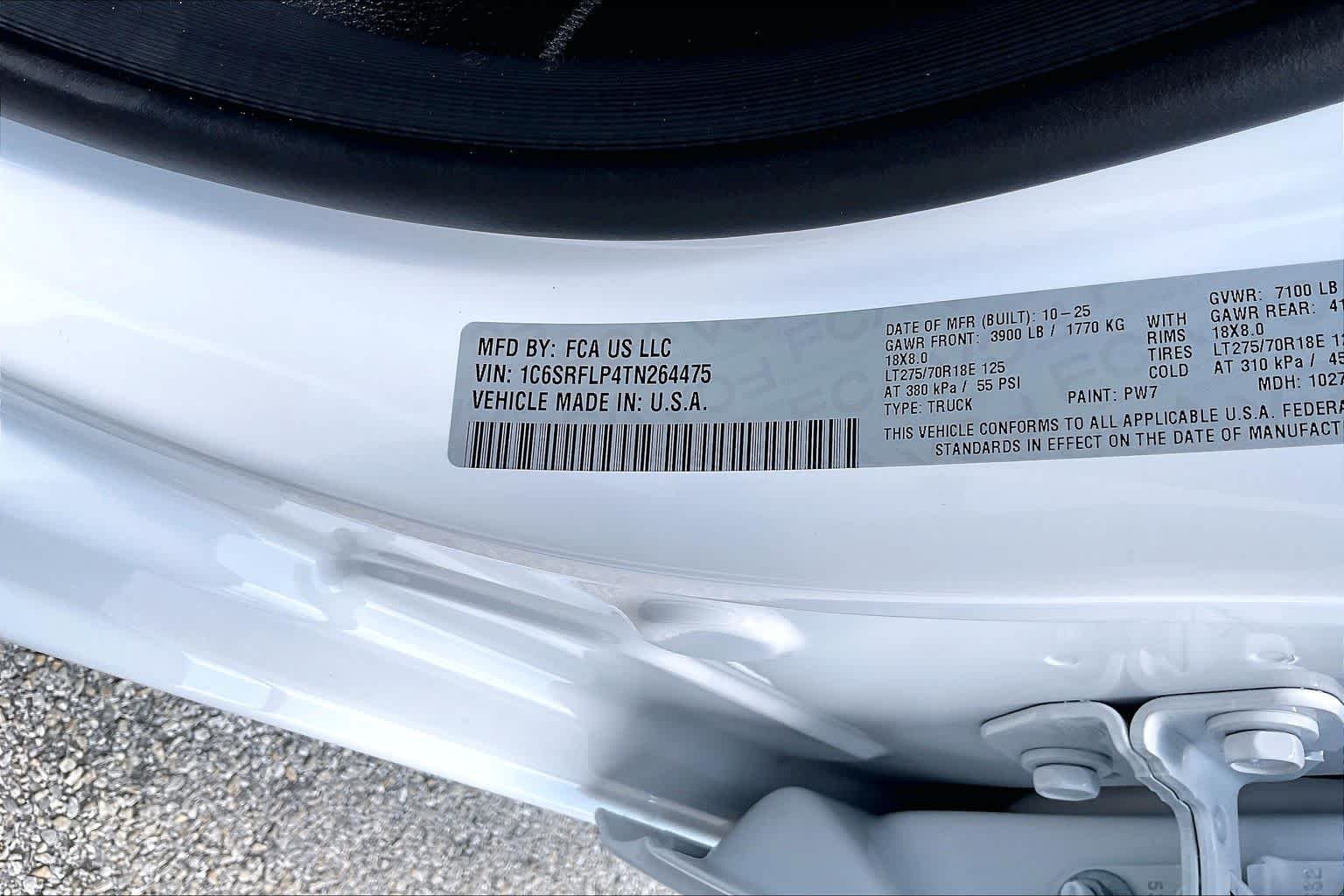 Used 2026 Bright White Clearcoat Ram Rebel image 33