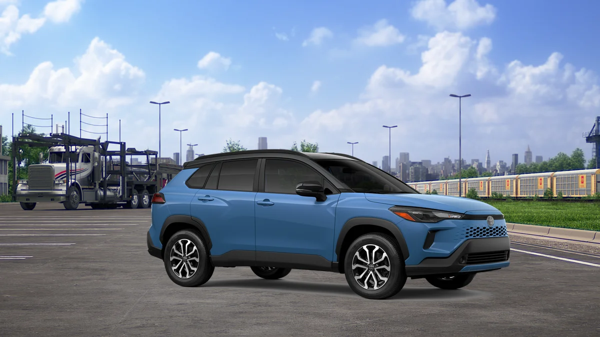 New 2026 Cavalry Blue with Jet Black roof Toyota Hybrid SE image 15