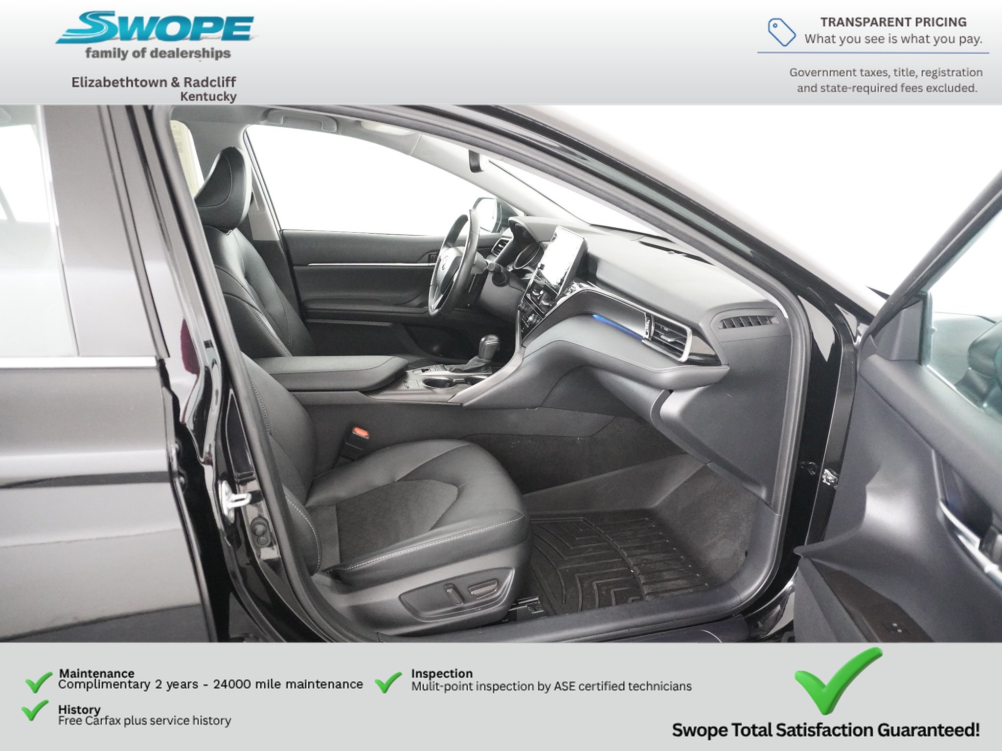 Used 2024 Midnight Black Metallic Toyota XSE image 10