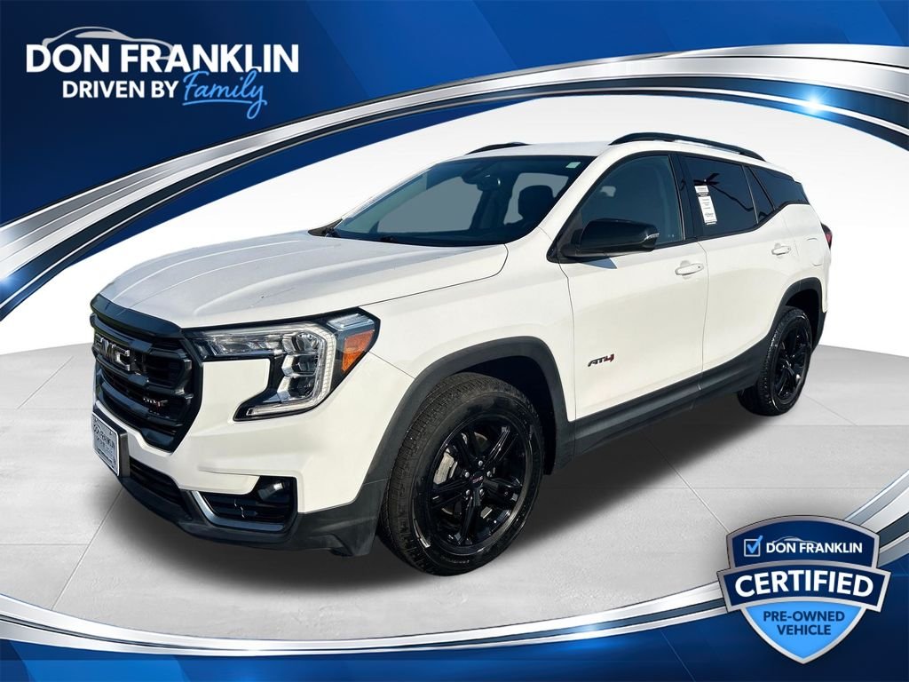 Used 2022 White GMC AT4 image 1