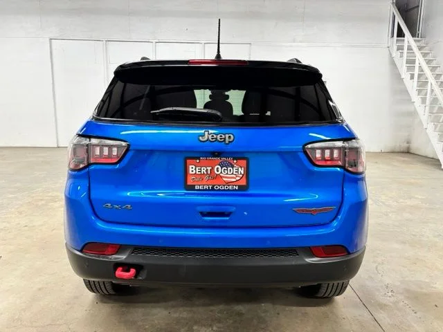 Used 2024 Blue Jeep Trailhawk image 6