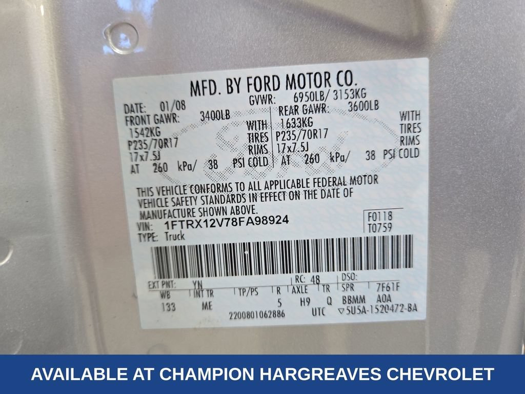 Used 2008 Silver Ford XLT image 42