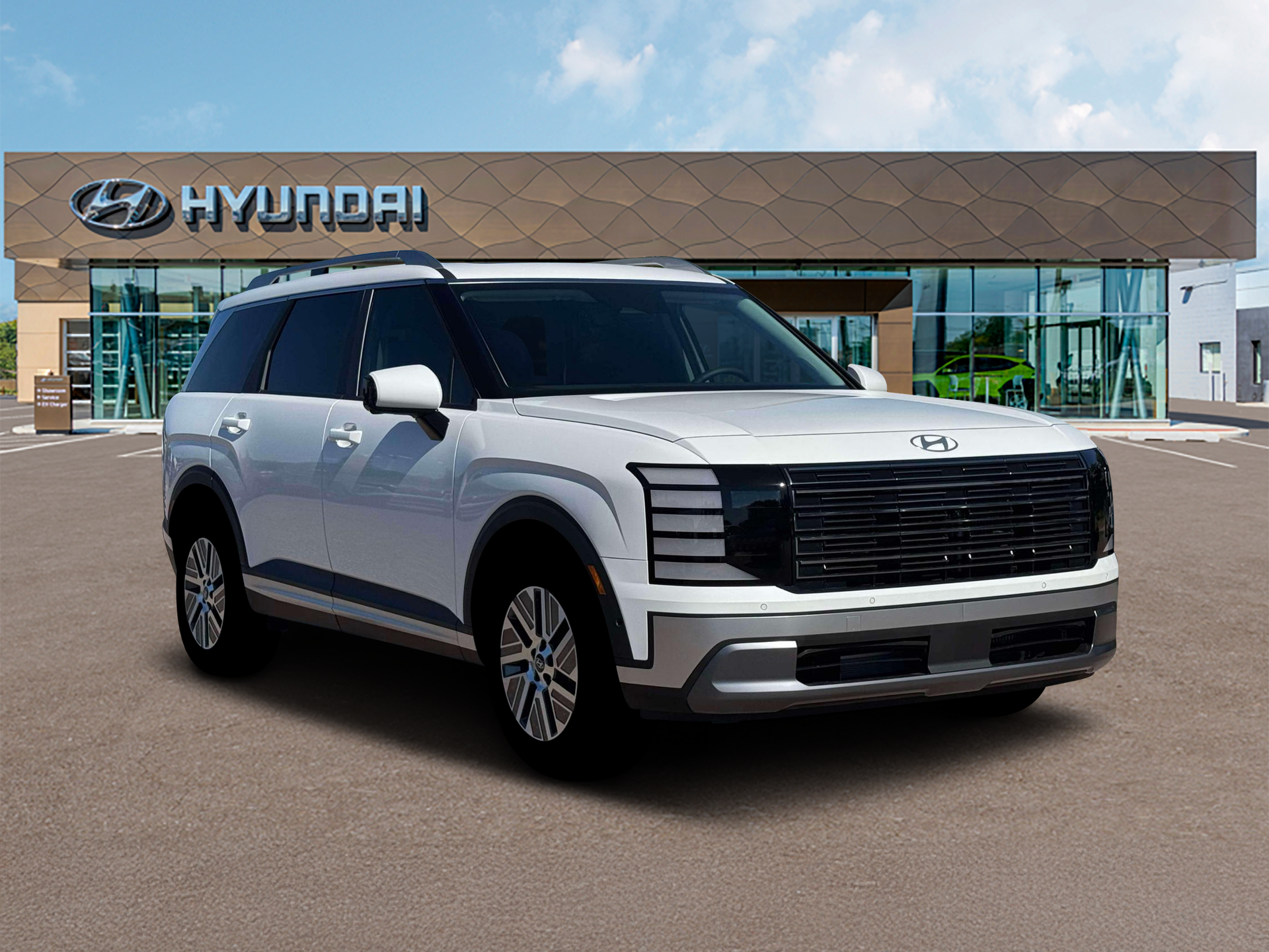 New 2026 Creamy White Pearl Hyundai Blue SEL Premium 8P image 11