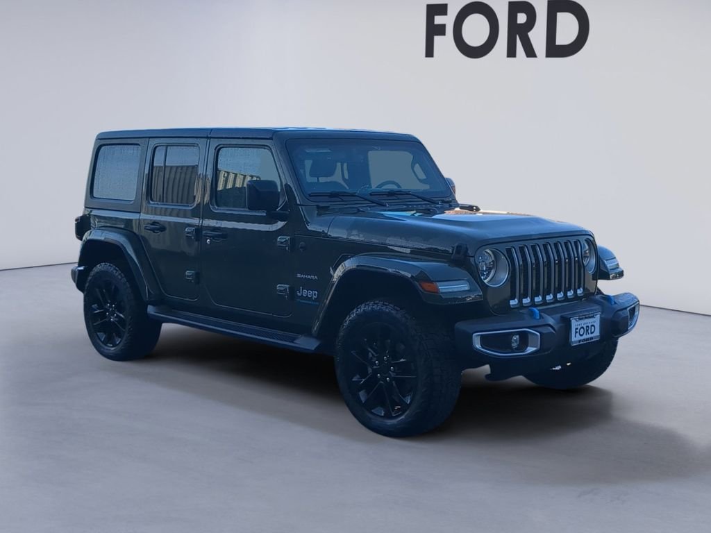 Used 2023 Sarge Green Clearcoat Jeep Sahara 4xe image 9