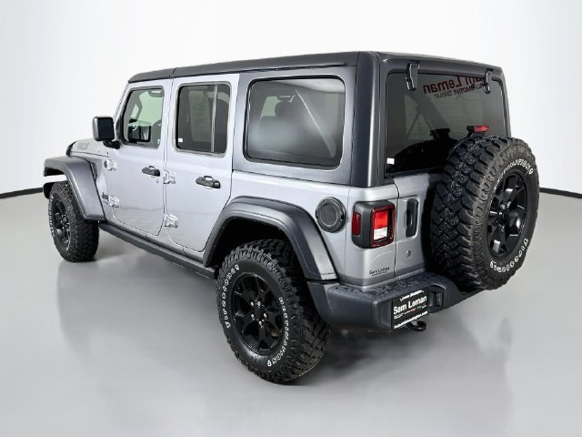 Used 2021 Silver Jeep Unlimited Willys image 5
