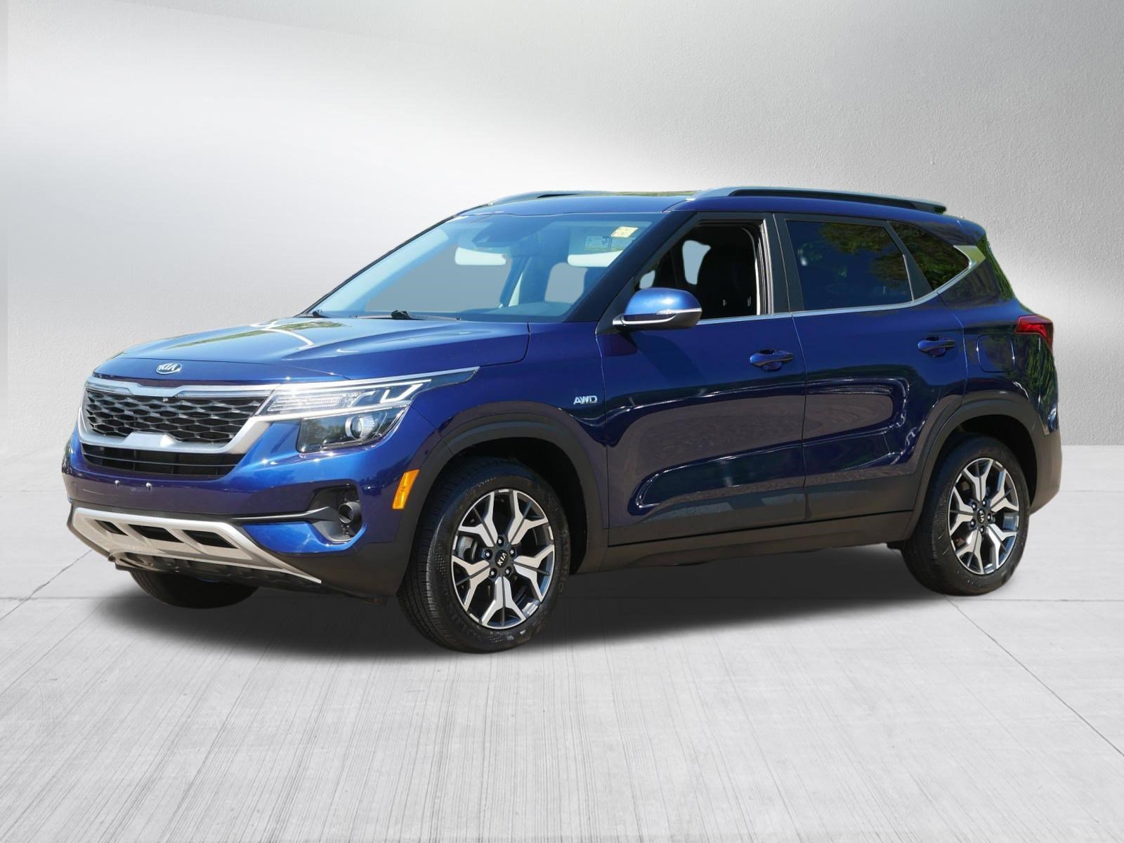 Used 2021 Dark Ocean Blue Kia EX image 3