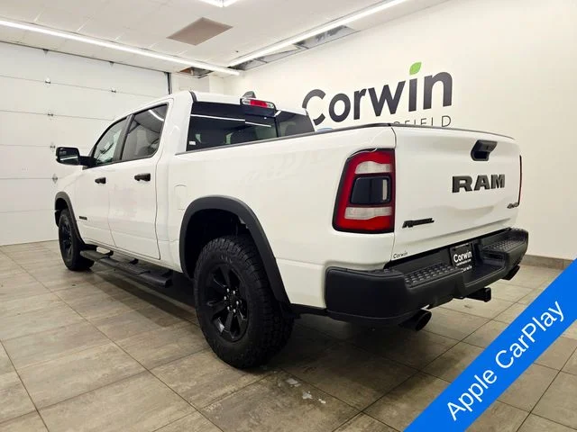 Used 2021 Bright White Clearcoat Ram Rebel image 3