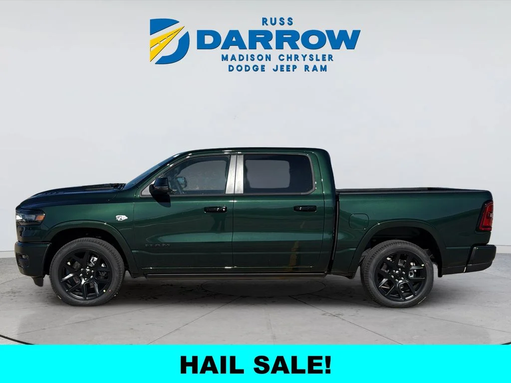New 2026 Serrano-Green Metallic Exterior Paint RAM Laramie image 2
