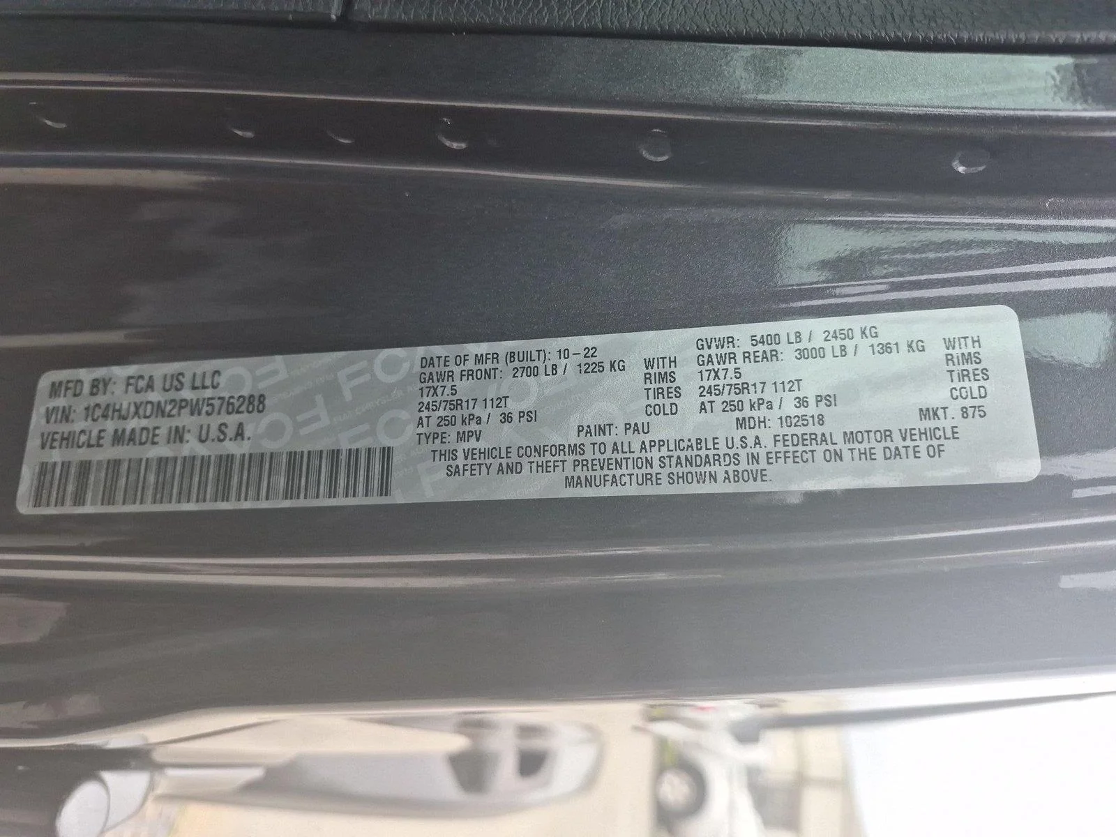 Used 2023 Granite Crystal Metallic Clearcoat Jeep Freedom image 38