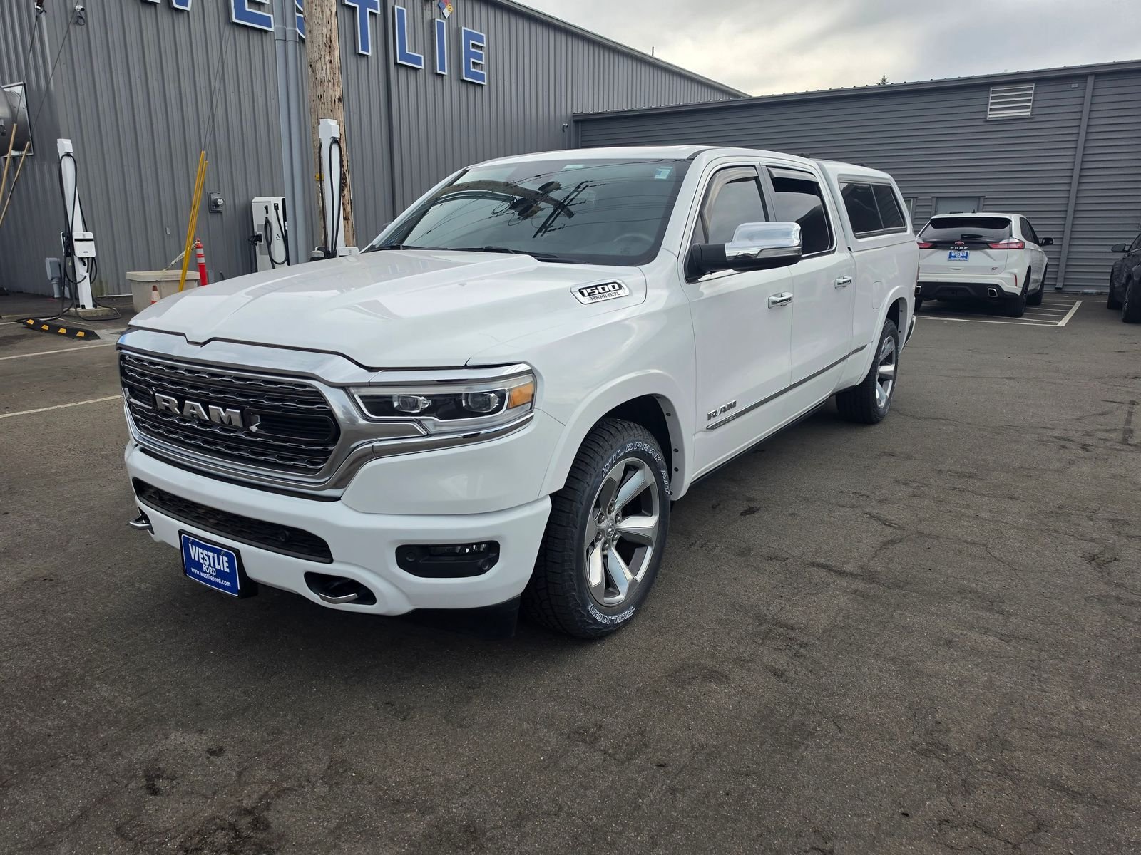 Used 2020 Bright White Clearcoat Ram Limited image 8