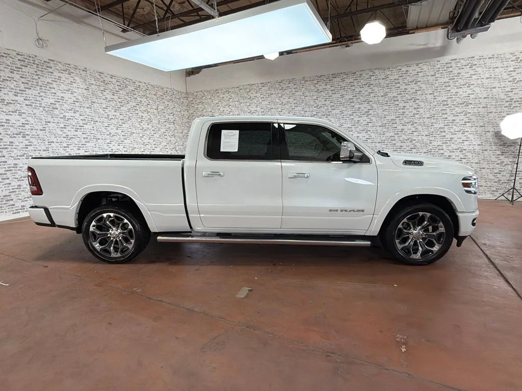 Used 2019 Ivory White Tri-Coat Pearlcoat Ram Limited image 8