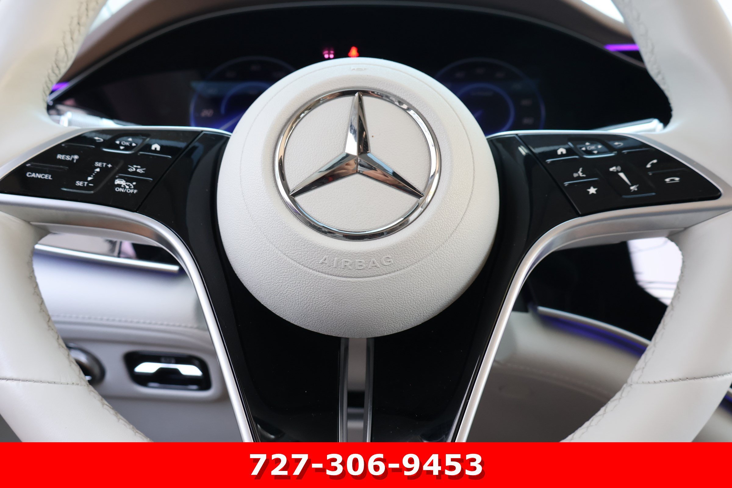 Certified Used 2023 Obsidian Black Metallic Mercedes-Benz EQS 580 image 25