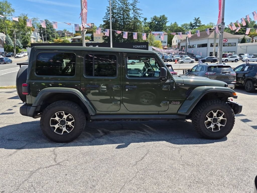 Used 2021 Green Jeep Unlimited Rubicon image 4