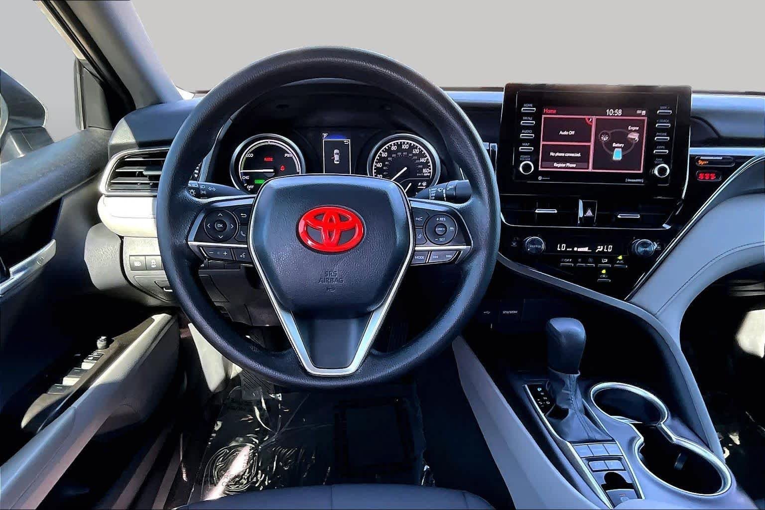 Used 2023 Celestial Silver Metallic Toyota Hybrid LE image 5