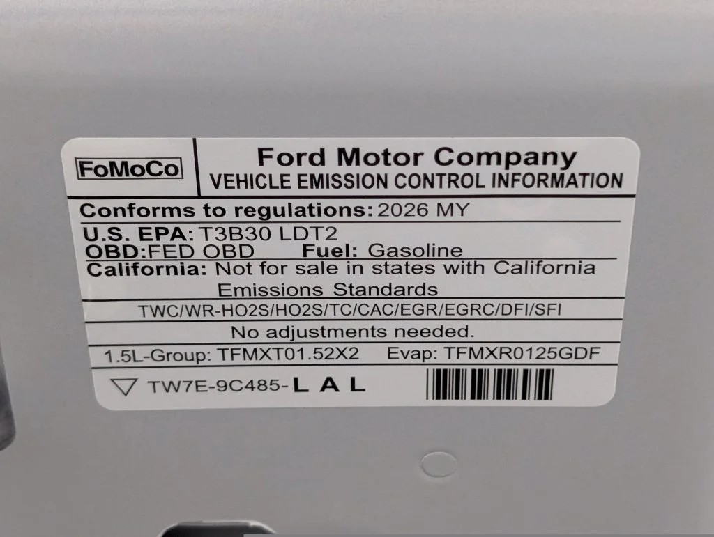 New 2026 Space White Metallic Ford Big Bend® image 22
