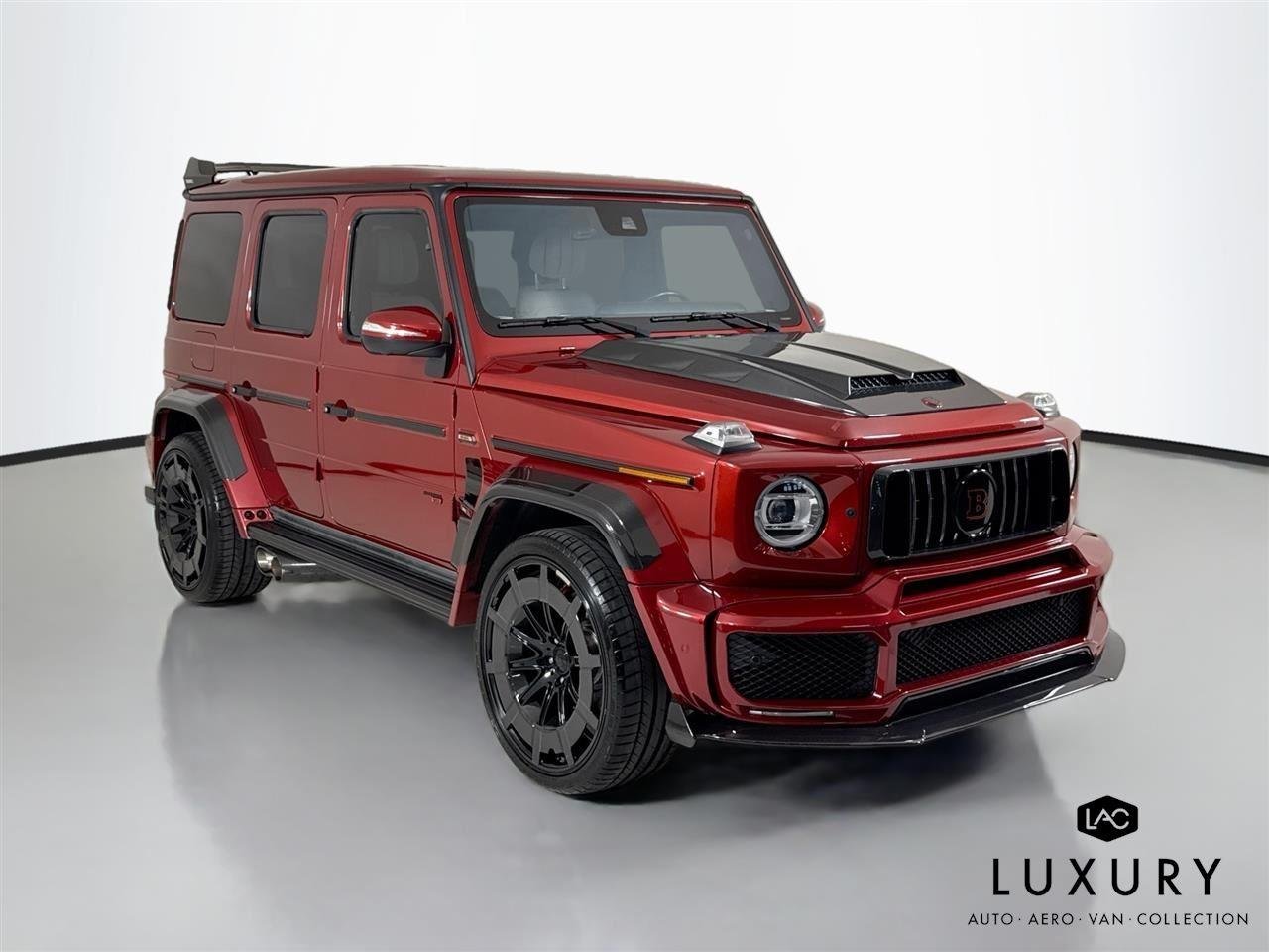 Used 2021 designo Cardinal Red Metallic Mercedes-Benz AMG® G 63 | Brabus Widebody image 3