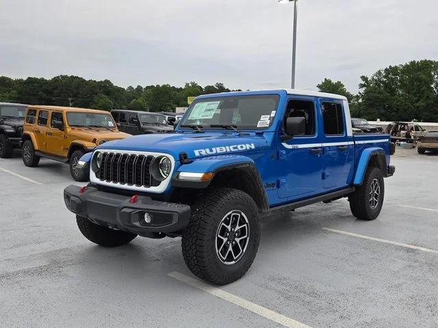 New 2026 Hydro Blue Pearl-Coat Exterior Paint Jeep Rubicon image 3