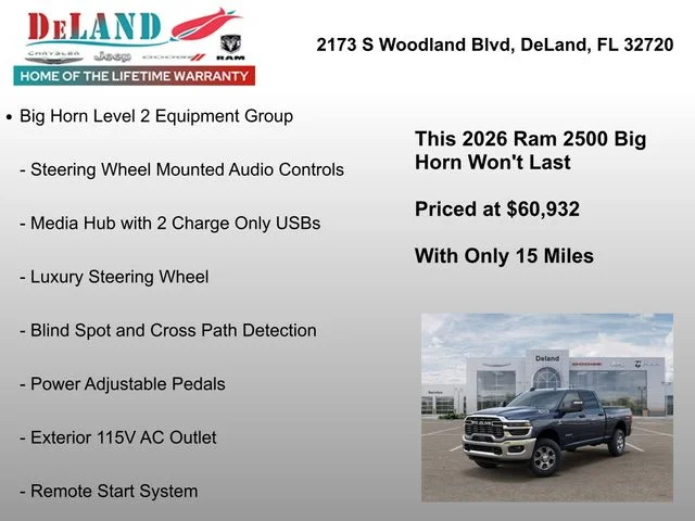 2026 RAM 2500 Big Horn - Photo 30