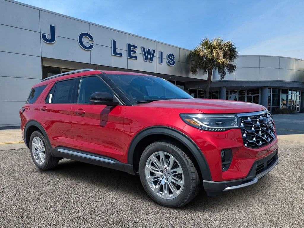 New 2026 Rapid Red Metallic Tinted Clearcoat Ford Platinum image 1