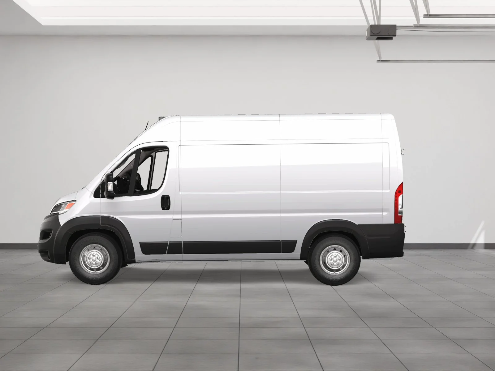 New 2024 Bright White Clearcoat RAM High Roof image 3