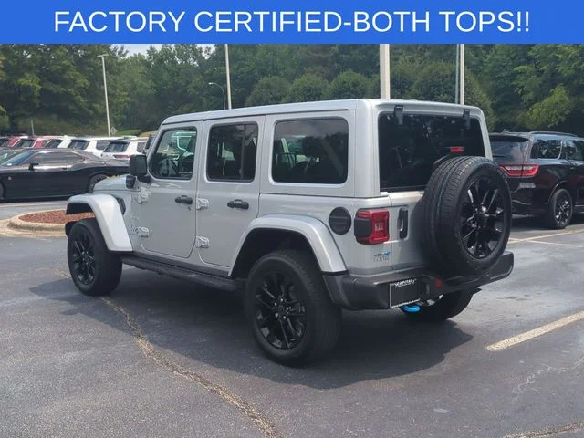 Used 2024 Silver Jeep Sahara 4xe image 3