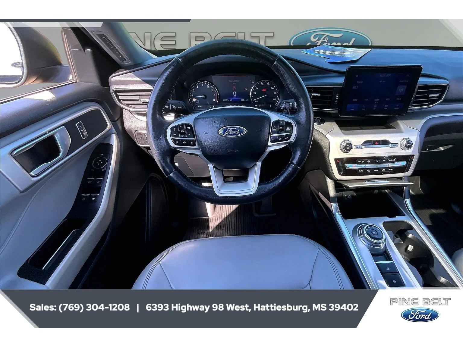 Used 2021 Agate Black Metallic Ford XLT image 5