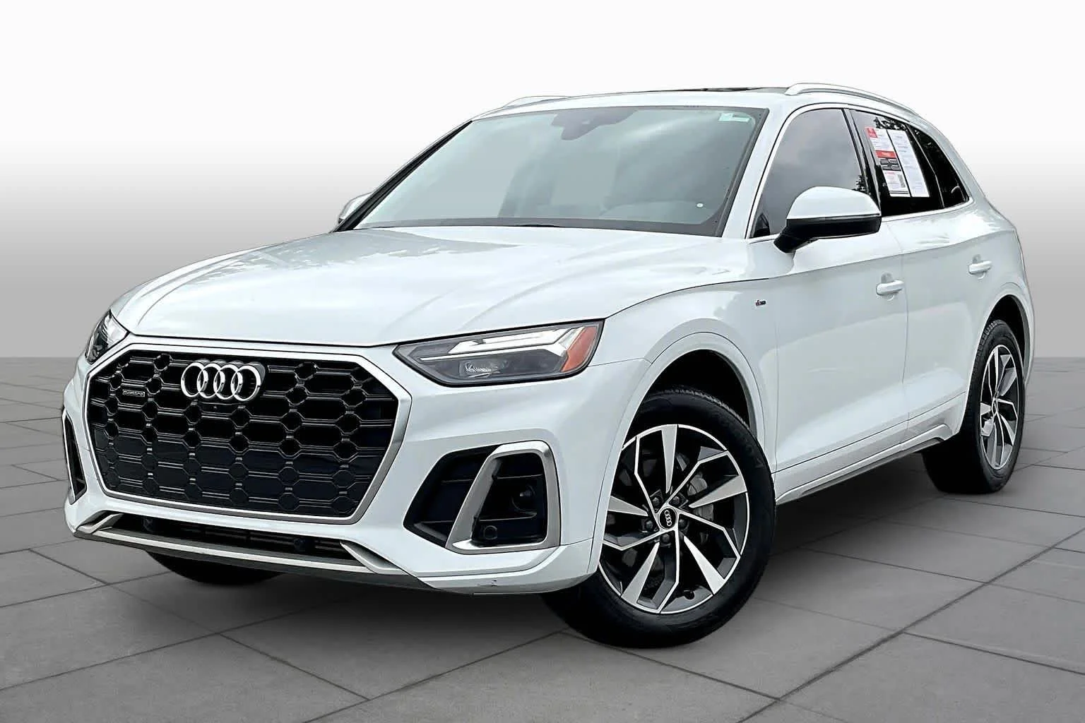 Used 2023 Glacier White Metallic Audi S line Premium Plus image 2
