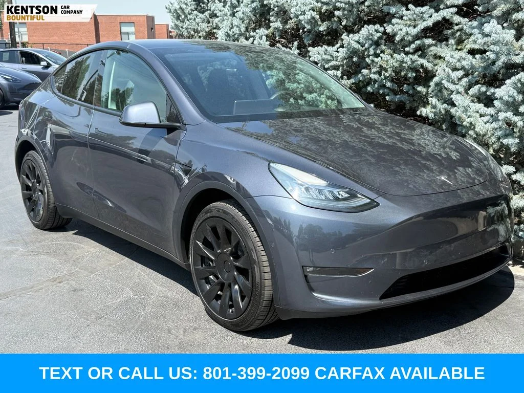 Used 2021 Gray Tesla Long Range image 13