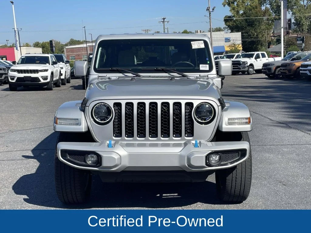 Used 2023 Silver Jeep Sahara 4xe image 4