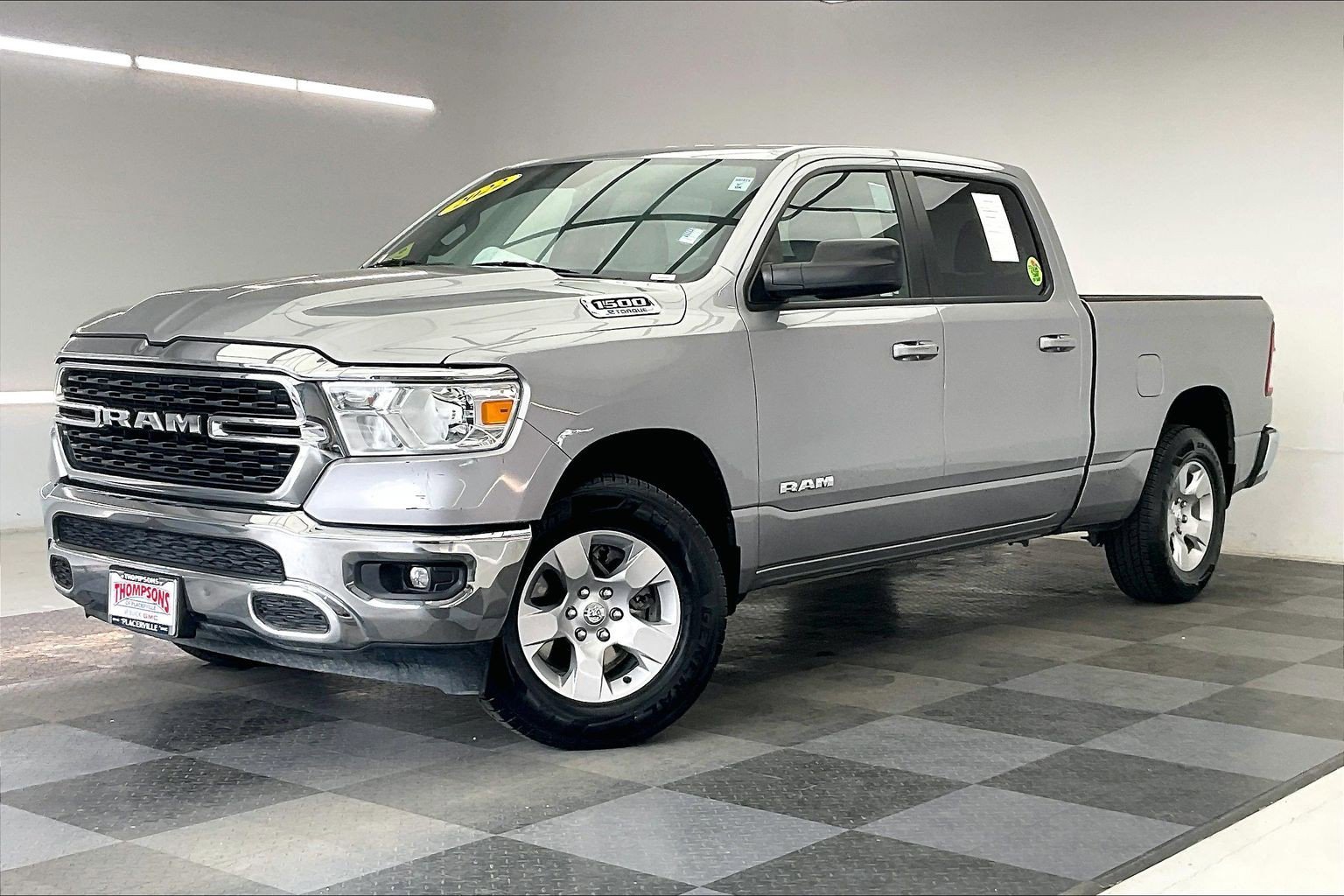 Used 2022 Billet Silver Metallic Clearcoat Ram Big Horn image 12