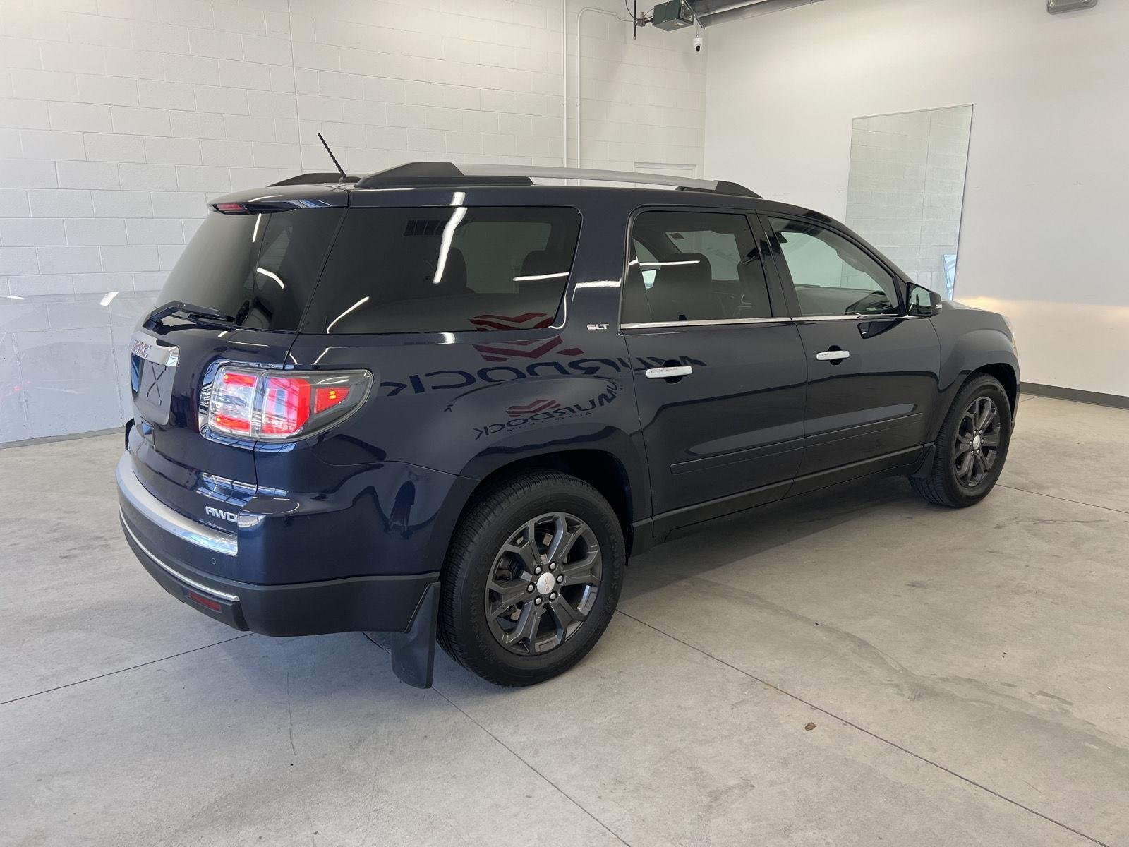 Used 2015 Dark Sapphire Blue Metallic GMC SLT image 4