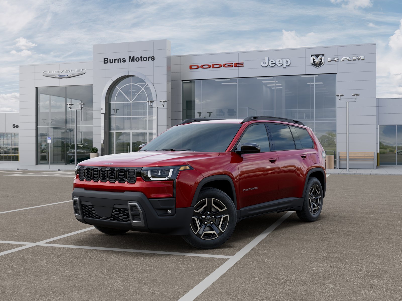 New 2026 Red Hot Pearl-Coat Exterior Paint Jeep Laredo image 27