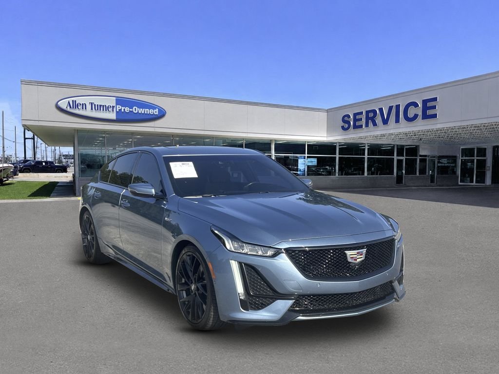 Used 2023 Midnight Steel Metallic Cadillac V-Series image 2