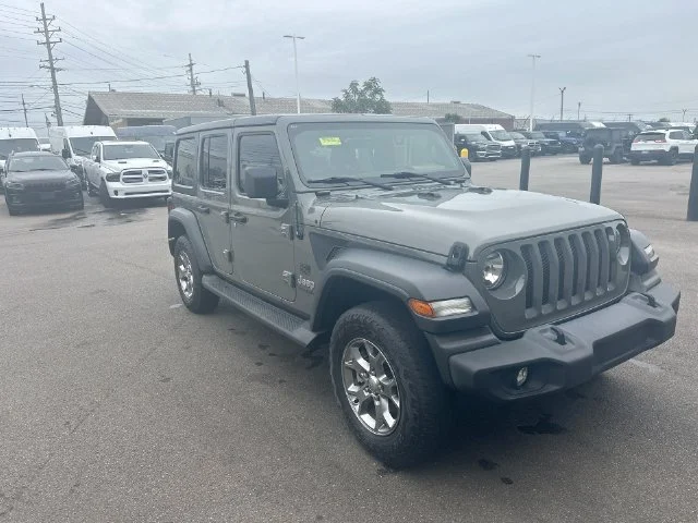 Used 2020 Gray Jeep Unlimited Sport image 11