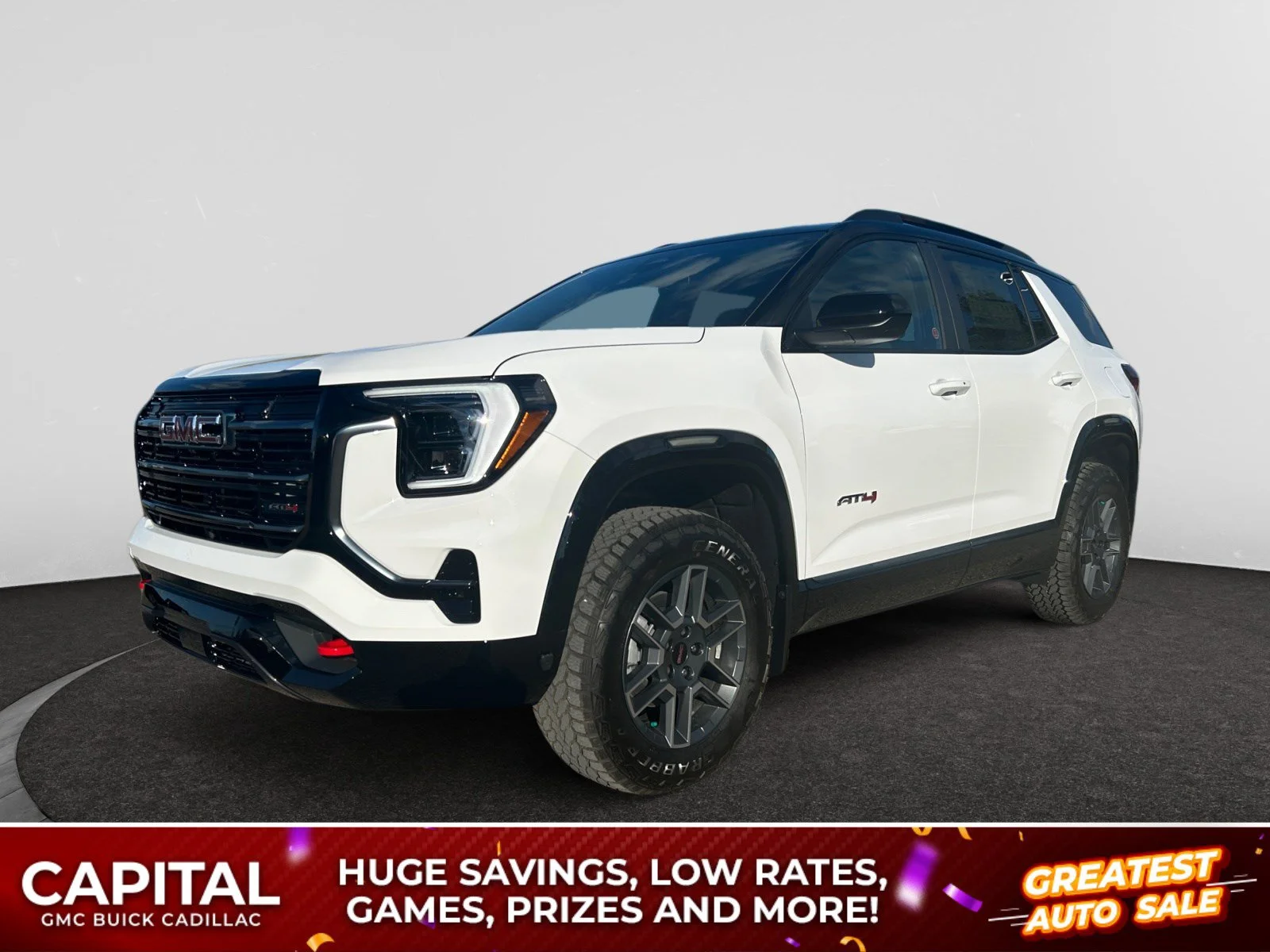 New 2027 Summit White GMC AWD AT4 image 1