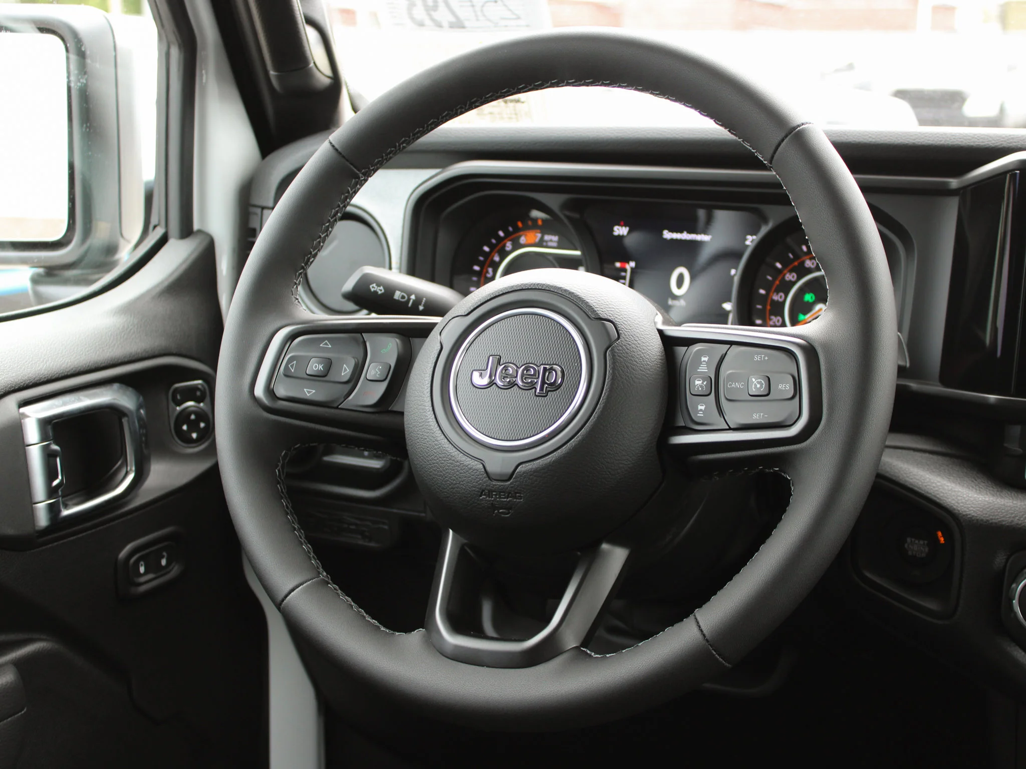 Used 2025 White Jeep Sport S* 4 Door 4x4, Safety Group, Remote Start, Heated Seats, Alpine Audio image 13
