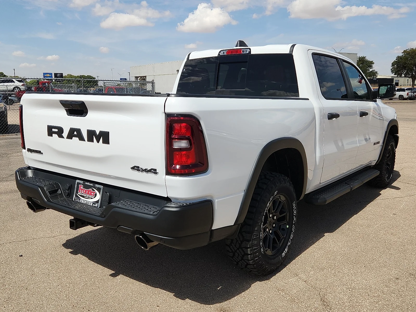 New 2027 Bright White Clear-Coat  Paint Ram REBEL CREW CAB 4X4 5