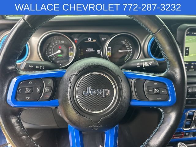 Used 2022 Blue Jeep Unlimited Rubicon 4xe image 19