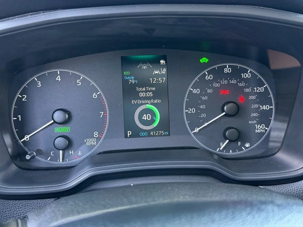 Used 2024 Black Toyota Hybrid SE image 22