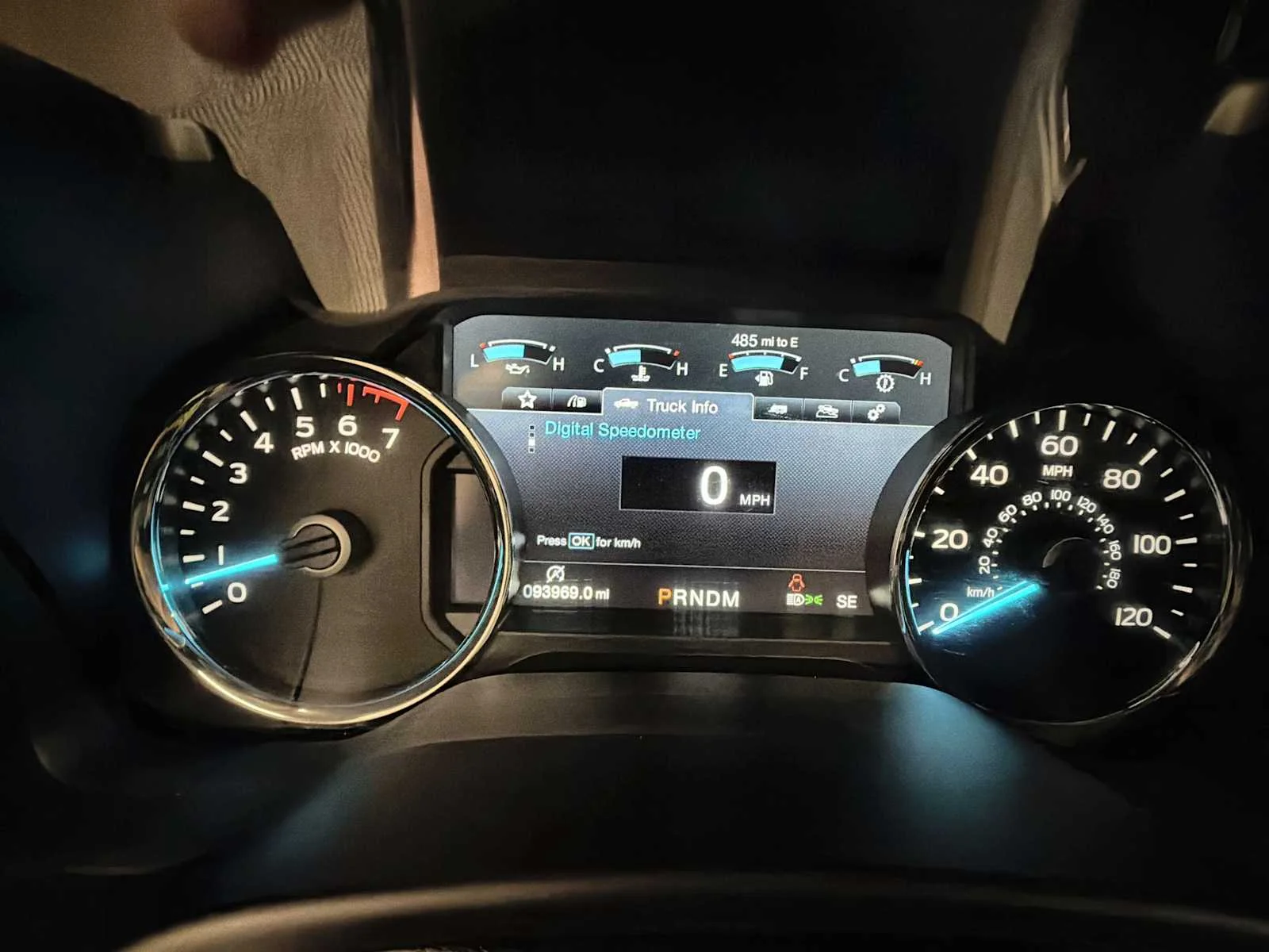 Used 2020 Blue Jeans/Stone Gray Ford King Ranch image 10
